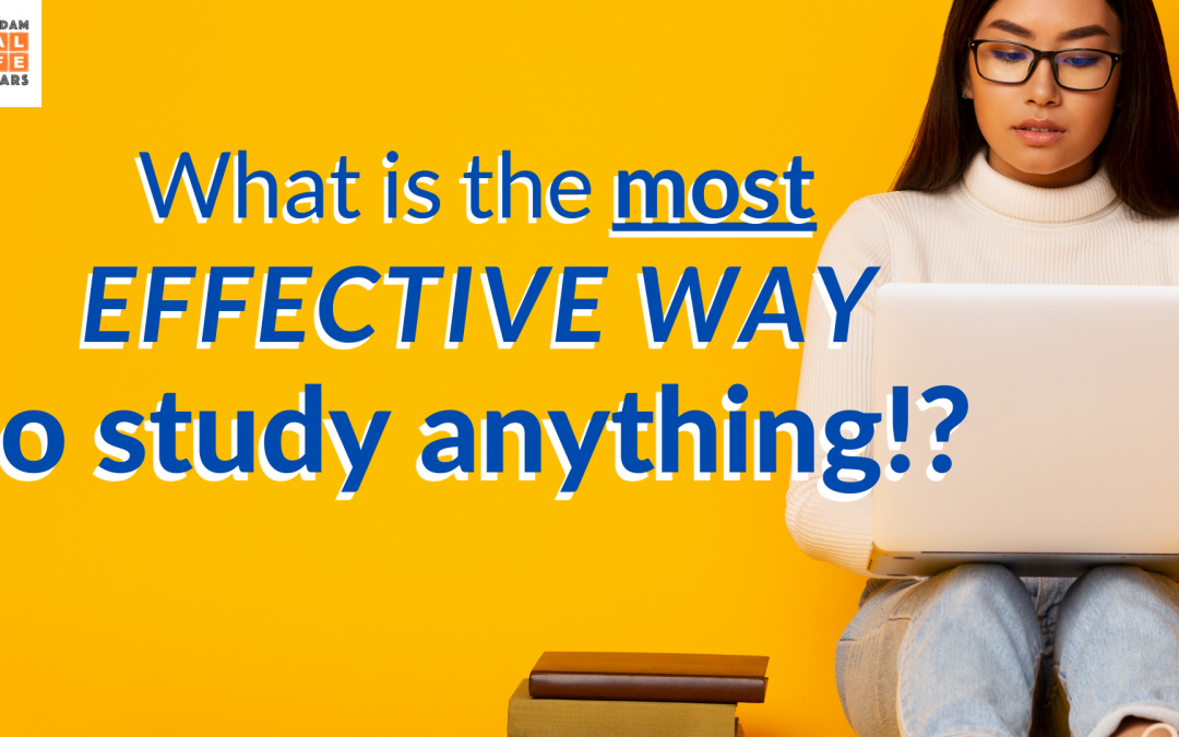 What is the most effective way to study anything!